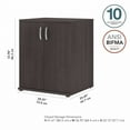 thumbnail image 2 of Universal Floor Storage Cabinet with Doors in Storm Gray - Engineered Wood, 2 of 9