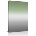 thumbnail image 2 of Canvas Wall Art Sage Green Canvas Art Print and Grey Ombre Color Gradient Pictures Wall Decor for Living Room Bedroom Artwork Decorations Stretched Framed Ready to Hang 8"x10", 2 of 9