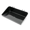 thumbnail image 2 of SSWBasics Black Plastic Tray for Slatwall - 6½”L x 12”W x 3”D - Set of 2, 2 of 4