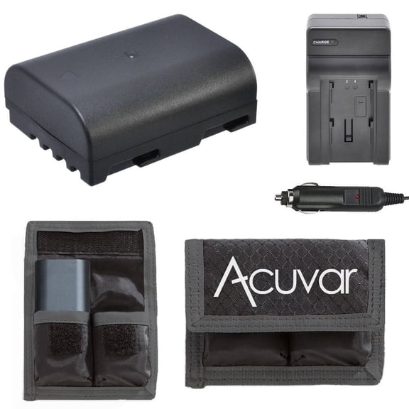 DMW-BLF19 Battery & Charger Kit for Panasonic Lumix GH3 GH4 – 1900mAh Replacement Battery with Car & Home Charger   Travel Adapter