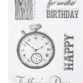 thumbnail image 3 of 5 uds sello transparente de goma TPR DIY diario artesanía Día del Padre accesorios de patrón de cumpleaños, 3 of 8