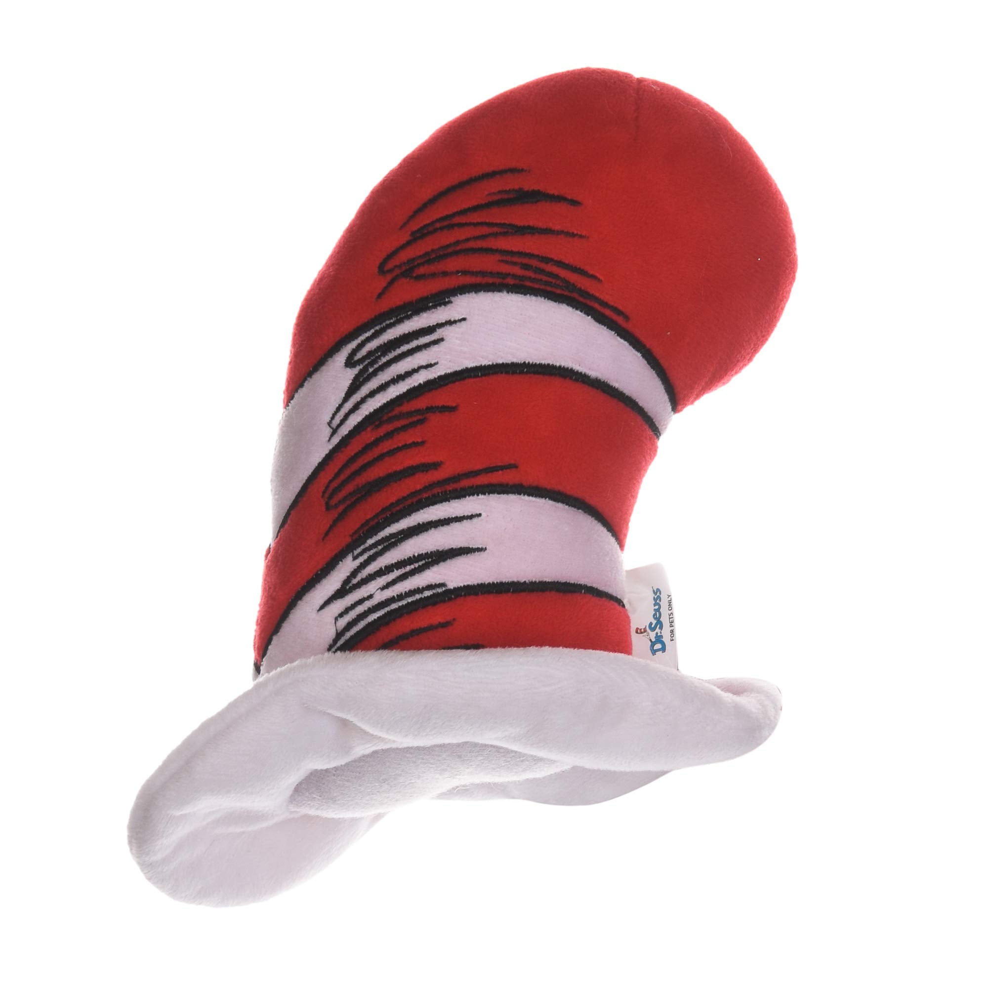 Dr. Seuss for Pets The Cat in The Hat Figure Plush Dog Toy Small Dog Toys 6 Inch Dog Toy The Hat from The Cat in The Hat Red and