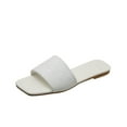 thumbnail image 2 of Sommer Bunte Strass Jacke Sandalen Fashion Square Toe Flache Hausschuhe Wmkox8yii ytu11109, 2 of 3