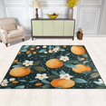 thumbnail image 2 of Yayeee Area Rugs for Living Room 5.2'x4' Non Slip Washable Bedroom Floor Carpet, Green Oranges, 2 of 5