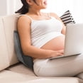 thumbnail image 4 of Pregnancy Pillow, Body Support Memory Foam Sleeping Wedge Pillow for Maternity, Grey, 4 of 6