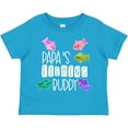 thumbnail image 3 of Inktastic Papa's Fishing Buddy with Colorful Fish Boys or Girls Toddler T-Shirt, 3 of 5