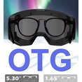 thumbnail image 4 of Gafas de esquí para mujeres y hombres, gafas de snowboard, gafas de nieve, gafas de esquí con protección UV OTG para usuarios de anteojos, gafas de snowboard antivaho, gafas de esquí, 4 of 5