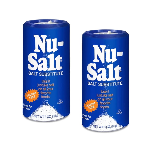NuSalt Salt Substitute (Sodum Free), 3 Oz. Pack of 2