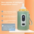 thumbnail image 5 of Hariumiu Kitchen Baby Bottle Warmer with Buckle LCD Screen Type-c Cable 100℉ to 122℉ 3-level Adjustable Digital Display Baby Milk Bottle Heating Cover, 5 of 10
