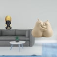 thumbnail image 2 of Estatua De Mujer Africana, Adorno De Mesa, Soporte Para Libros Con Forma De Pera, Sujetalibros De Cerámica, Regalo Para Decoración Del Hogar, Centro De Mesa, Figura De Resina, Escultura, 2 of 8
