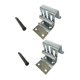 thumbnail image 1 of 2 soportes para rodillos de puerta de garaje. Herrajes de fácil instalación y resistentes al desgaste para puertas elevables industriales. Piezas Debajo del eje, 1 of 9