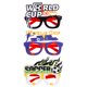 thumbnail image 1 of 3 piezas de gafas de sol para fiesta de fútbol 2022, gafas novedosas para el mundial, accesorios para fotomatón, suministros para recuerdos de fiesta de fútbol de la Copa del Mundo 2022, 1 of 5