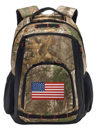 Belidome Kids School Backpack 3Set American Flag Camo Hunting Fish