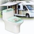 thumbnail image 5 of HELLHERO Otter Lid Cover Set for Toilet Dust-Proof for Household Stays in Place Bathroom Toilet Cover Set, 5 of 7