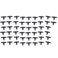 thumbnail image 1 of 100pcs(50 Pairs)garden Irrigation Kit Adjustable Atomization Dripper Atomization Connection Tee Joi Hy, 1 of 4