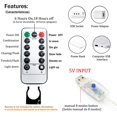 thumbnail image 4 of 3M LED Curtain Garland on the Window USB String Lights Fairy Festoon Remote Control New Year Christmas Decorations for Home Room, 4 of 5
