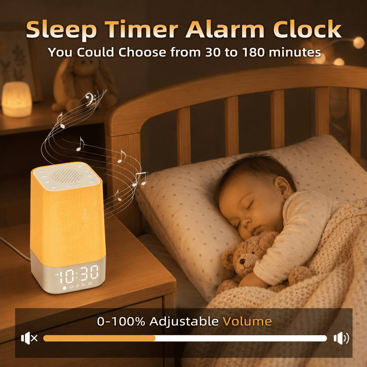 LEIKE Alternative Sunrise Alarm Clock with White Noise Sound Machine & Wake Up Light, Brown Noise & Nature Sounds for Adult Sleep, Gradual Sunrise Simulation Alarm Clock