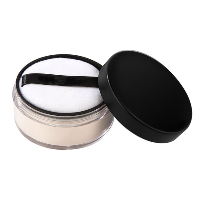 Polvos sueltos fijadores resistentes al agua que cubren imperfecciones, 12 g, polvos faciales con control de grasa para maquillaje de piel clara