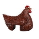 thumbnail image 3 of Injueey de pollo 2021, escalera de sujeción, artesanía de resina de gallina, adornos de resina de de sujeción, escalera de jardín, Barra de herramientas Marrón Injueey HA006821-03B, 3 of 6