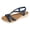 Blue, variant on YLYL Womens Sandals with Elastic Ankle Strap Rhinestone Arch Support Fashion Casual Summer Beach Sandals