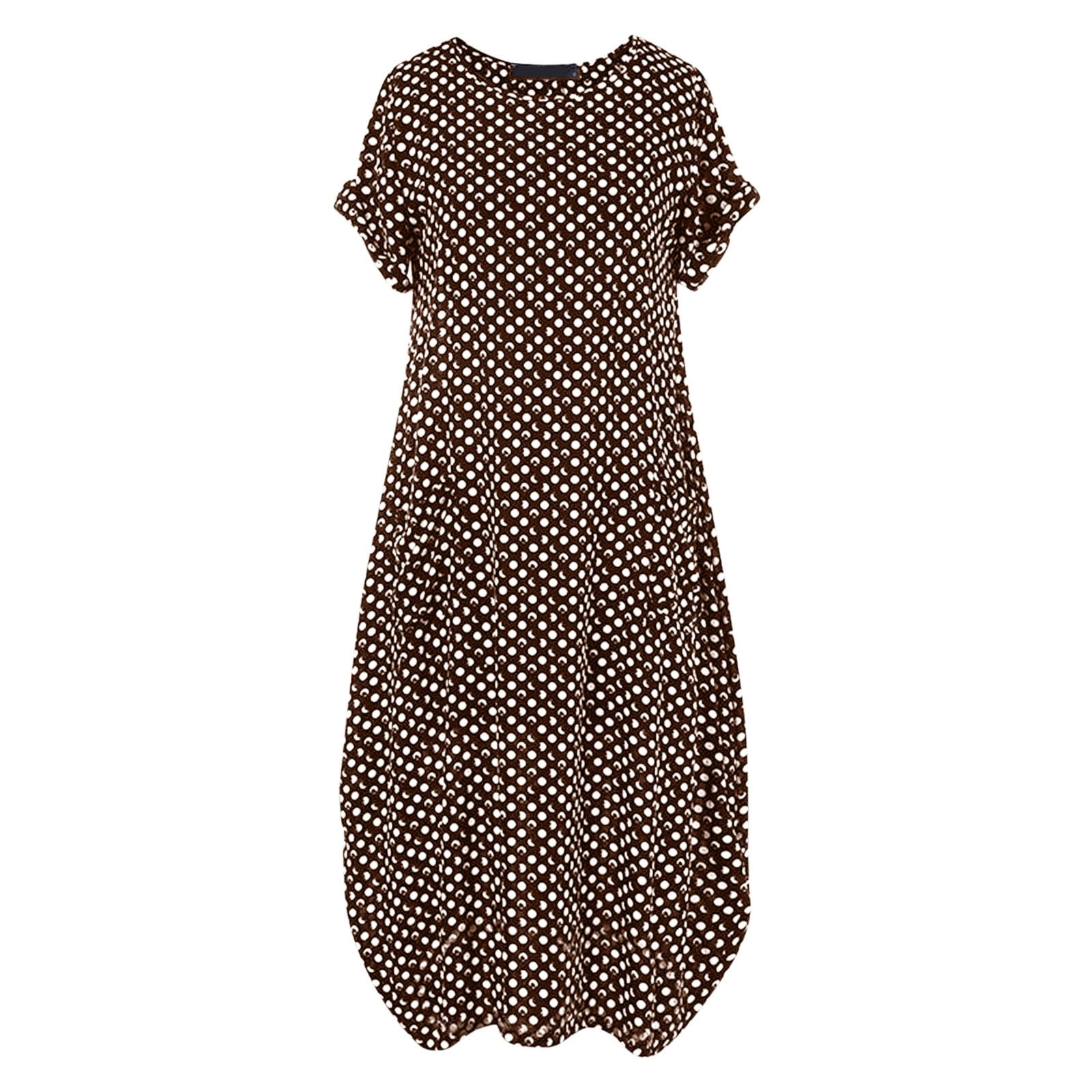Baby Doll 90s Vintage Dresses Floral Grunge Dress Bisa Cold-Shoulder Maxi  Dress With Mini Polka
