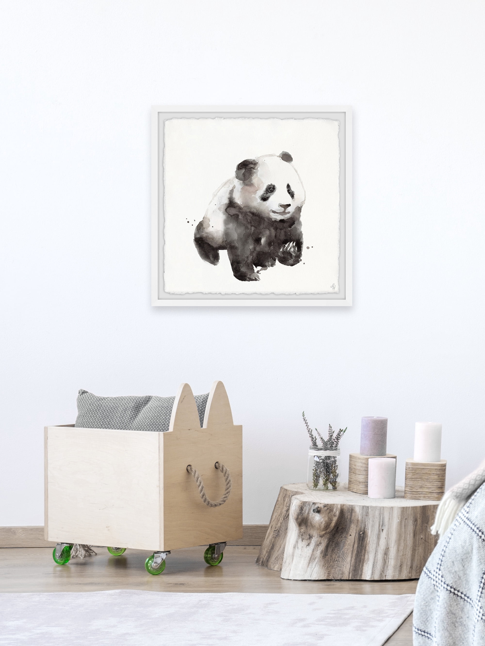 Marmont Hill Dreamy Panda Framed Wall Art