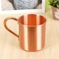 thumbnail image 6 of Pure Copper Mug Solid Without Inside for Coffee Beer Milk Water Cup, 6 of 8