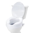 thumbnail image 3 of VEVOR Raised Toilet Seat, 4" Height Raised, 300 lbs Weight Capacity, Universal Toilet Seat Riser, Screw Rod Locking, with Toilet Seat, 3 of 9