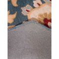 thumbnail image 6 of Rugsotic Carpets Hand Tufted Wool Eco-Friendly Area Rugs - 6'x6', Octagon, Blue, Modern Contemporary Design, High Pile Handmade Anti Skid Rugs for Living Room, Bed Room (K00151), 6 of 10