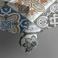 thumbnail image 6 of Multicolor Ethnic Geometric Patchwork Pattern Rectangle Tablecloth 60"x102",Waterproof Polyester Rectangle Table Cloth, Wipeable Spillproof Polyester Tablecloth for Dining, Camping, Indoor and Outdoor, 6 of 6
