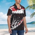 thumbnail image 4 of Haiem Fierce Red Viper Graphic Art Printed Hawaiian Shirt for Men - Men’s Casual Beach Summer Shirts - Stretch Fabric with Modern Fit-XX-Large, 4 of 7