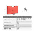 thumbnail image 2 of 23 Pzs Extractor De Rodamientos Hidraulico Herramientas Kit Belug Rojo, 2 of 5