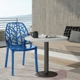 thumbnail image 6 of LeisureMod Plastic Dining Chair with Unique Cut-Out Design Stackable and Lightweight Accent Chair for Modern Home, Kitchen, Living Room Cornelia Collection, 6 of 10