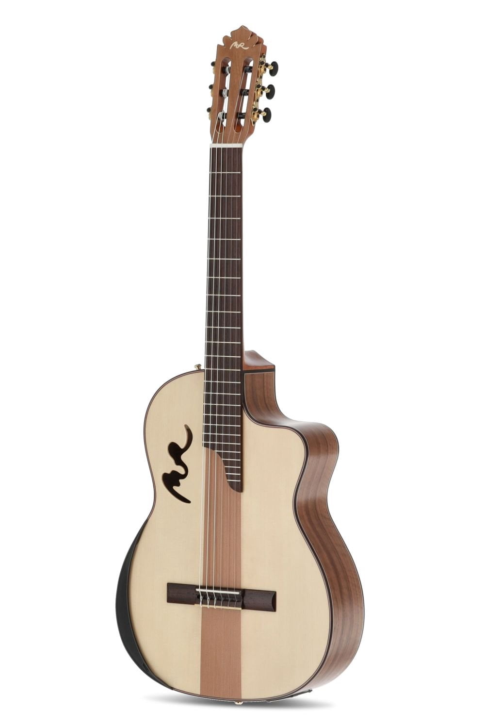 Manuel Rodriguez Electro-Acoustic Guitar Café Cortado, Walnut 4/4, Satin Cutaway