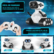 thumbnail image 3 of Robot De Juguete Con Control Remoto Y Sonido Para Niños Xtellar blancoBlanco, 3 of 4