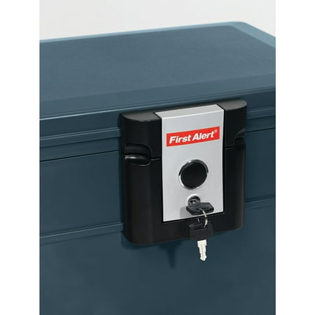 First Alert 2037F 0.62 Cu.Ft. Water and Fire Protector File Chest with Key Lock