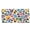 Colorful Leopard Print, variant on Golden Dragon Design Long Wallet, Leather Trifold Wallet for Travel, Buckle Large Capacity Women's Wallet