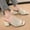 Beige, variant on Hoshose New Spring and Summer Women Slip on Chunky Sandals Open Toe Non Slip Casual High Heel Sandals Comfortable Breathable