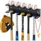 thumbnail image 1 of 1 soporte de pared para bate de béisbol, organizador horizontal para colgar bates, soporte para bate de béisbol de acero metálico, soporte para recuerdo de bate, estante de almacenamiento para bate so, 1 of 5