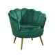 thumbnail image 3 of Sofá individual,Sofá individual,reposabrazos moderno y suave,muebles para dormitorio,Sillón Reposabrazos Sillón Lotus Chair,Silla decorativa con capitoné circular Asientos Verde, 3 of 8