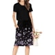 thumbnail image 1 of Vestido casual Simier Fariry para mujer, estampado floral, negro, talla S, 1 of 6