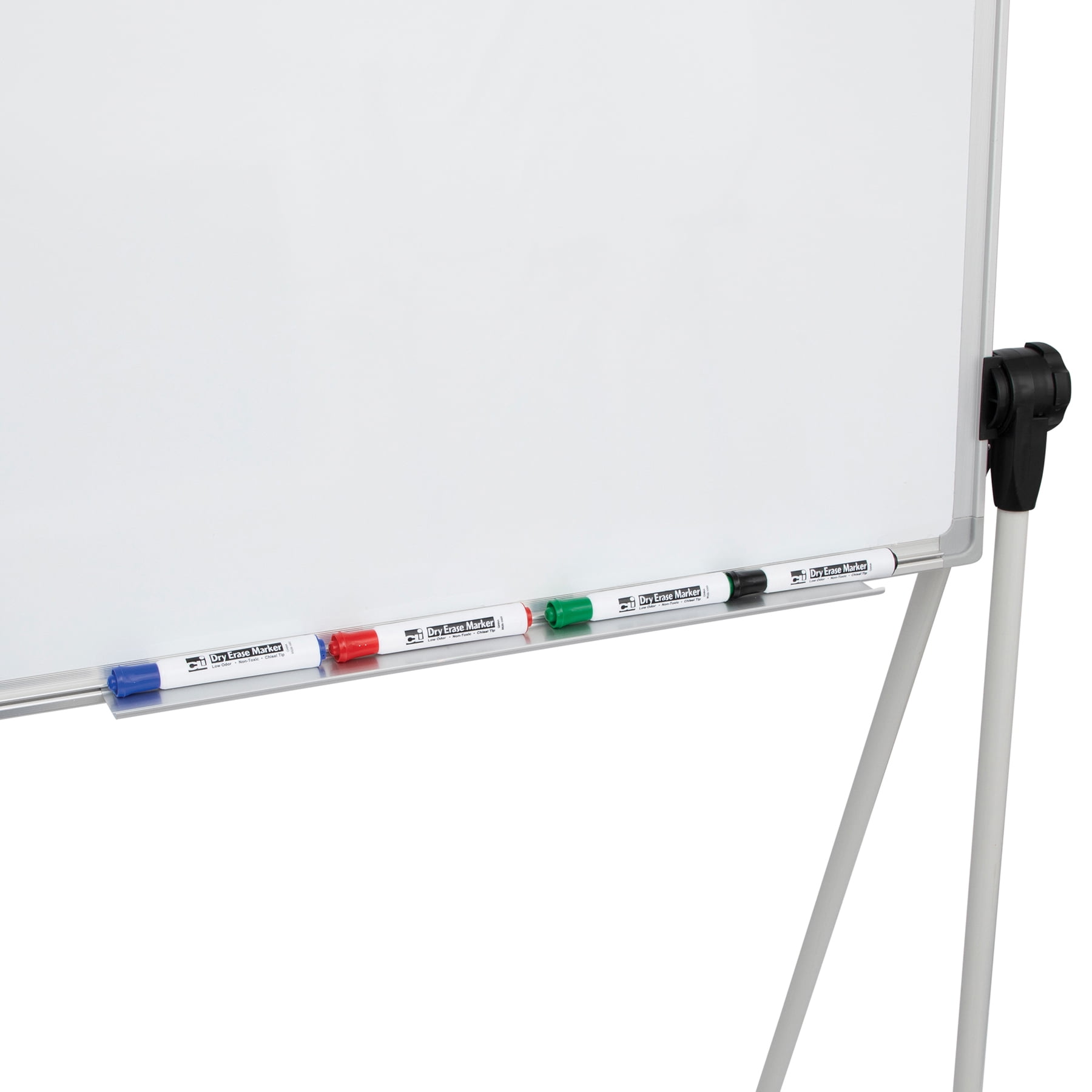 Charles Leonard Double Sided Magnetic Whiteboard Easel