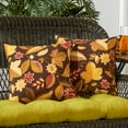 thumbnail image 5 of Greendale Home Fashions Timberland Floral 17 in. Square Outdoor Throw Pillow (2-Pack), 5 of 6