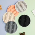 thumbnail image 4 of Tapis de Tasse à Thé Rond en Silicone Résistant à la Chaleur pour Boisson Café Mug Porte-Boisson en Verre, 4 of 12
