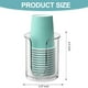 thumbnail image 2 of Dispensador de vasos de baño BYAWAY para encimera, 150 ml, paquete de 2, 2 of 7