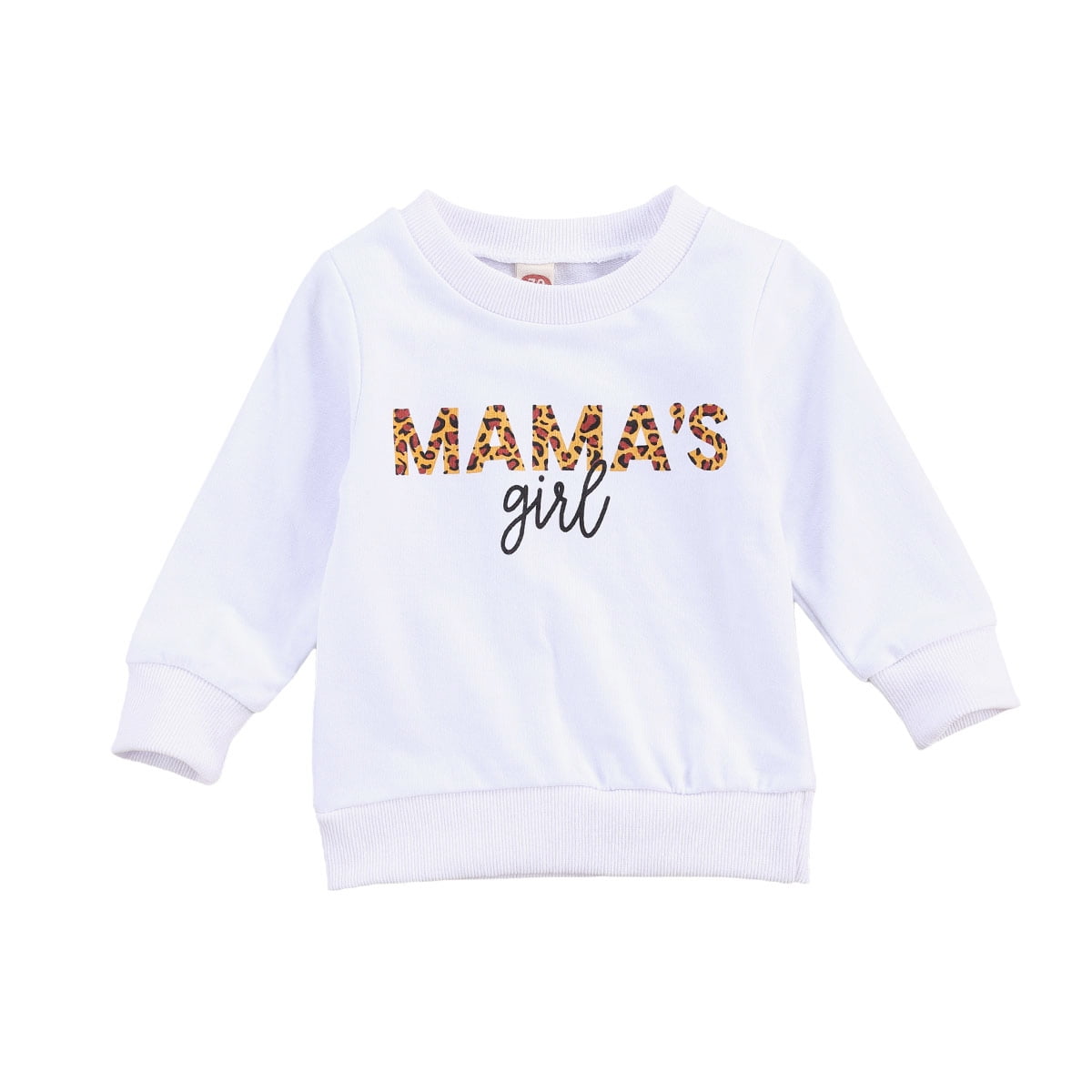 Infant Toddler Baby Girl Long Sleeve Pullover Sweatshirt Letter Print Hoodie Tops Fall Outfit Casual Clothes 