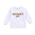 thumbnail image 2 of Seyurigaoka Seyurigaoka Infant Baby Girl Pullover Long Sleeve Tops Spring Autumn Letter Mama Tops, 2 of 4