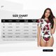 thumbnail image 5 of Balery Rose Flowers Body de cuello redondo de manga corta para mujer Tops de manga corta Tops básicos-Medium, 5 of 7