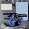 thumbnail image 4 of Dual Wheel Ab Roller with Rebound, Non-Slip Core Trainer and Knee Pad for Home Fitness, 4 of 6