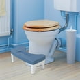 thumbnail image 6 of TOPRenddon Ergonomic Toilet Stool Footrest - Adjustable Squatting Aid for Constipation Relief & Hemorrhoid Prevention | Non-Slip Bathroom Step Stool (Fits All Toilets), 6 of 6